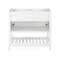 Alaterre Furniture Bennet 2pc Wooden Bathroom Vanity Set - 36-in. L Vanity, 30-in. L Rectangular Mirror, White AVAN3600WHA - alternate 3